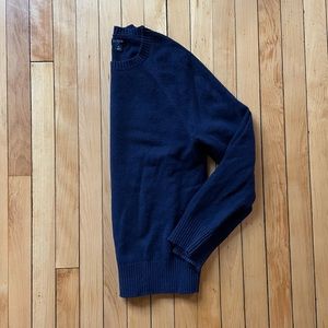 J. Crew Navy Wool Sweater
